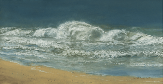 Martial Becquart peinture Vagues