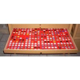 Tiroirs rangement collection capsules champagne module 3