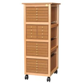 Auboi storage column with 23 drawers