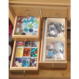 Pearl storage drawers