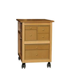 Storage drawer Unit with 6 drawers on wheels