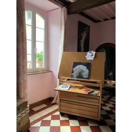 Christiane Furniture watercolor Artist’s Studio Unit Andrest