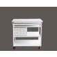 Workshop cabinet 4 drawers 2 figurine shelves