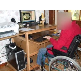 Office adapted wheelchair disabled yvetot