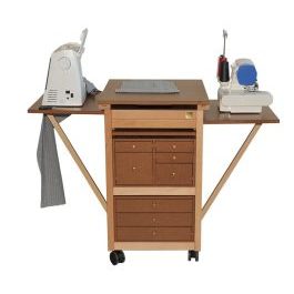 The small sewing cabinet “S” MAC S+ 11 5 two shelves open