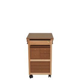 MAC S+ Small Seamstress Cabinet closed in compact position
