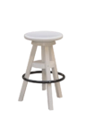 The stool in solid beech