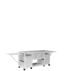 The white Patchwork Workshop Table XL