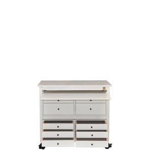 The white wooden desk M