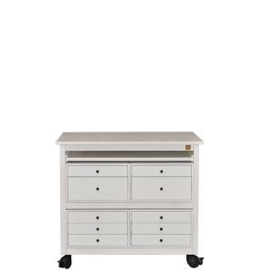The white wooden desk M