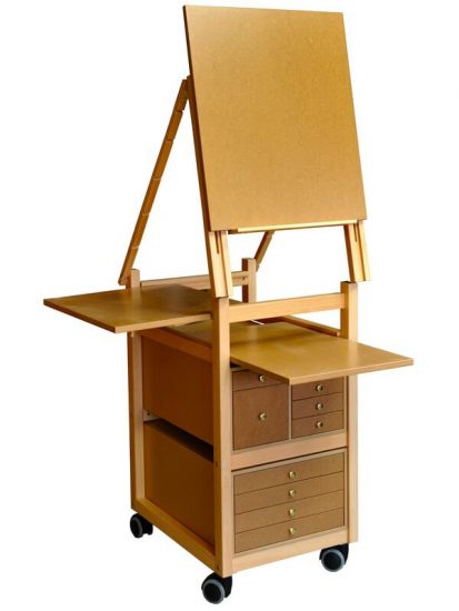 The Easel with Drawers - Studio Units Auboi