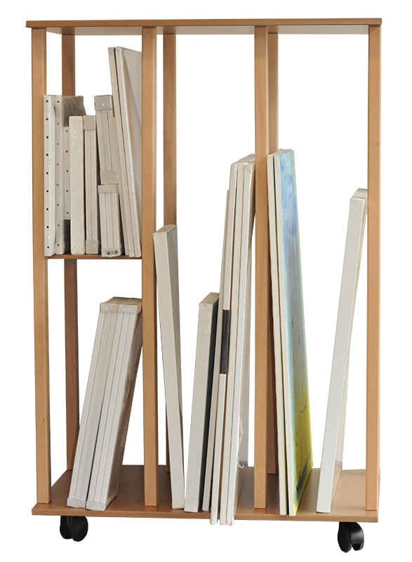 Canvas rack art storage - Auboi cabinetmaking