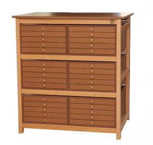 Chest of drawers 30 drawers storage sheets and papers