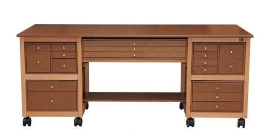 19-drawer office unit lower shelf