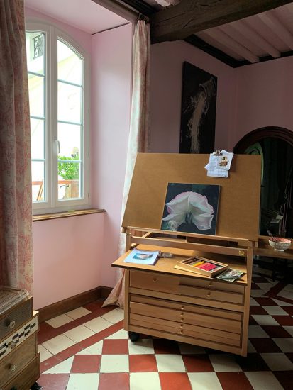Christiane Furniture watercolor Artist’s Studio Unit Andrest