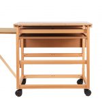Sewing workshop furniture structure M half plt double with side tray
