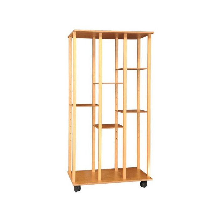 Art storage system for canvases and paintings, storage height 186 cm, 5 shelves (100x67x200)