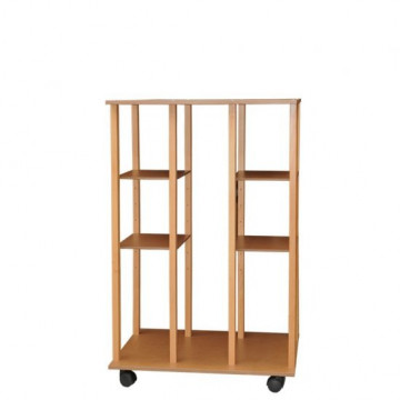 4 shelves (100x67x154)Chariot rangement de toiles et tabl