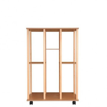 Art storage system for canvases and paintings, storage height 140 cm, 3 shelves (100x67x154)Chariot rangement de toiles et tabl