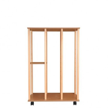 Art storage system for canvases and paintings, storage height 140 cm, 1 shelf (100x67x154)Chariot rangement de toiles et tablea